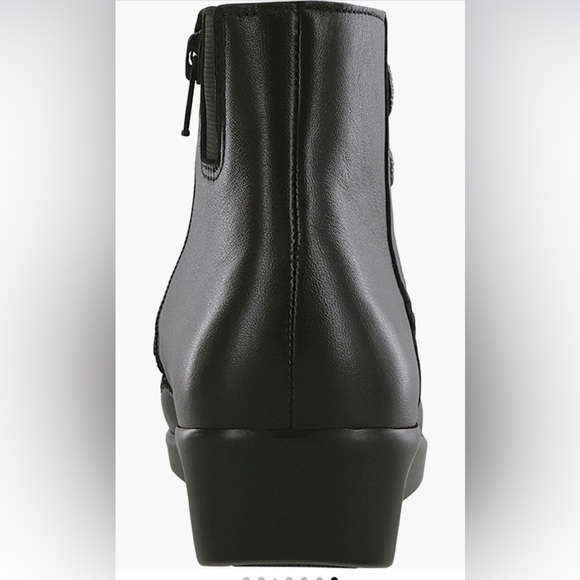 SAS jade Black Leather boots main image 8